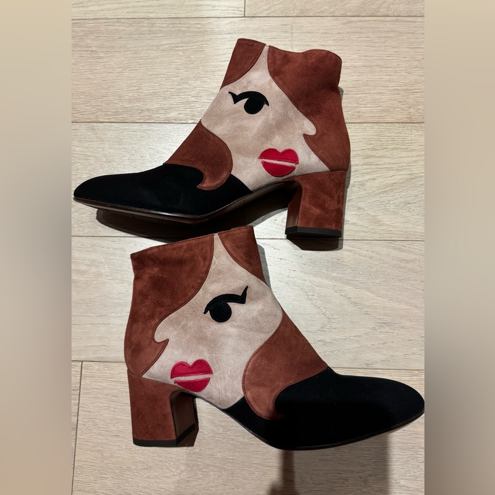 CHIE MIHARA Suede Nala Booties NIB